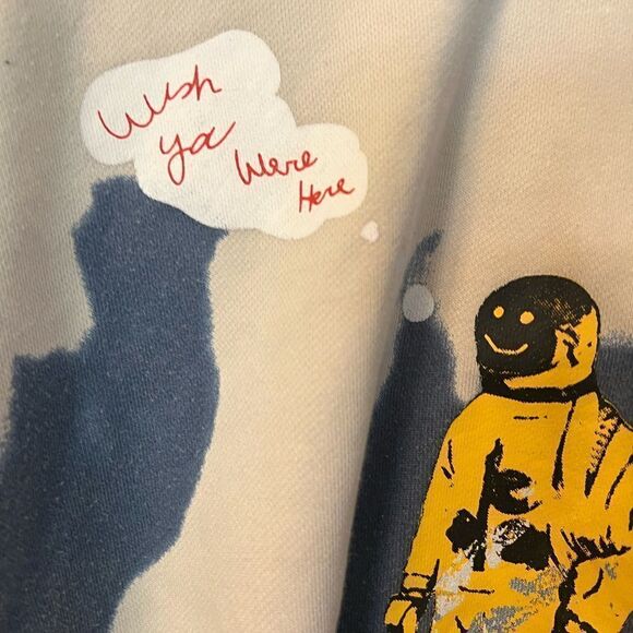 Astroworld Wish U Were Here distressed women’s cutoff tour hoodie. Size Small. - Picture 2 of 7